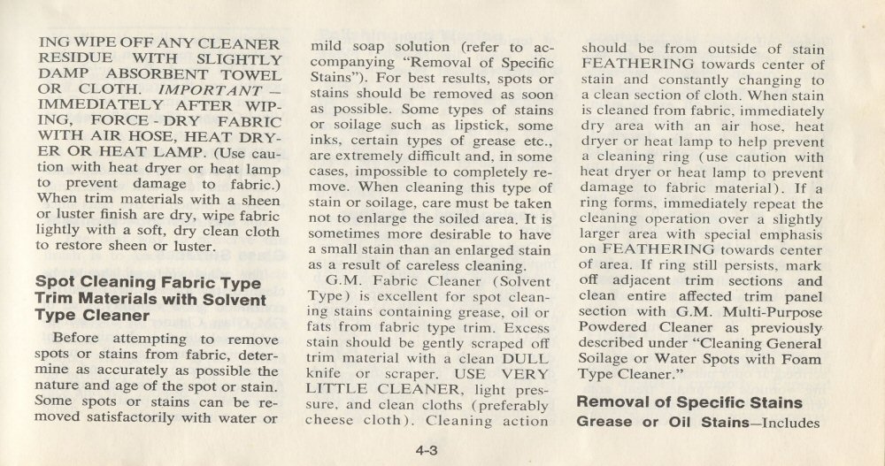 1977 Chev Chevelle Owners Manual Page 42
